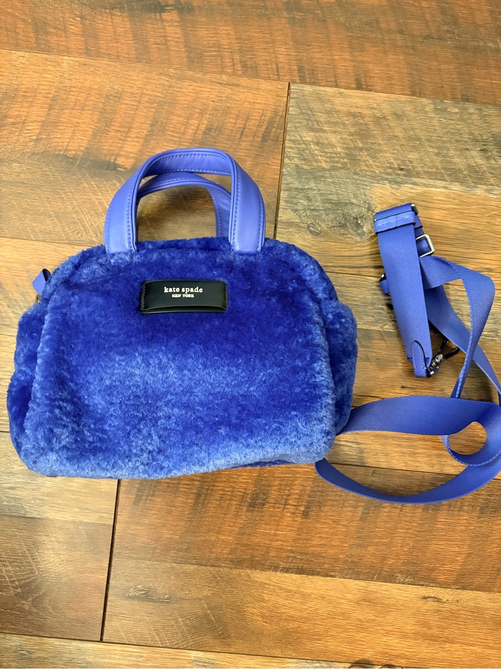 Fuzzy Kate Spade bag
